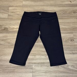 Reebok CrossFit Black Crop Leggings – Size M
